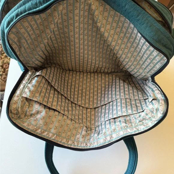 Luxury Bespoke Bernadette Rabbit Tapestry Lined Travel Garment Bag, like new - Picture 7 of 16